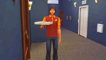 play Family taboo perverted stepdaughter seduced a pizza delivery guy and seduced him to cum on pizza (hentai sims 4 sfm)