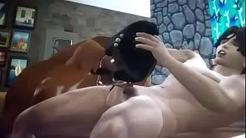 Play Mom next door, jade gets a boner and fuck his stepmom